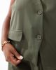 Pieces Plus Pieces Curve tailored vest in khaki green - part of a set - 2