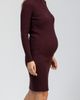 Pietro Brunelli Maternity Pietro Brunelli Maternity Celeste Long Sleeve Rib Maternity Body-Con Dress - 3