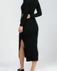 Pietro Brunelli Maternity Pietro Brunelli Maternity Penelope Long Sleeve Rib Maternity Midi Sweater Dress - 2