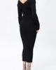 Pietro Brunelli Maternity Pietro Brunelli Maternity Rib Long Sleeve Maternity Midi Sweater Dress - 2