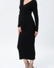 Pietro Brunelli Maternity Pietro Brunelli Maternity Rib Long Sleeve Maternity Midi Sweater Dress - 3