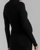 Pietro Brunelli Maternity Pietro Brunelli Maternity Ruched Moc Neck Maternity T-Shirt - 2