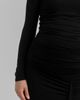Pietro Brunelli Maternity Pietro Brunelli Maternity Ruched Moc Neck Maternity T-Shirt - 4