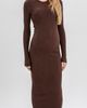 Pietro Brunelli Maternity Pietro Brunelli Maternity Stella Long Sleeve Rib Body-Con Maternity Dress - 5