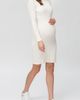 Pietro Brunelli Maternity Pietro Brunelli Maternity Turtleneck Long Sleeve Rib Maternity Sweater Dress - 3