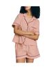 Piglet In Bed Piglet in Bed Plain Linen Blend Shorts Set - 2