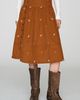 Pilcro 100% Cotton Corduroy Midi Skirt - 2