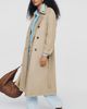 Pilcro 100% Cotton Double-Breasted Trench Coat Jacket - 4