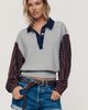 Pilcro 100% Cotton Mixed Knit Pullover - 1