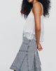 Pilcro 100% Cotton Modern Fluted Midi Skirt - 2