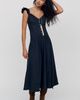 Pilcro 100% Cotton Ruffled Denim Midi Dress - 1