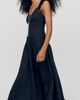 Pilcro 100% Cotton Ruffled Denim Midi Dress - 2