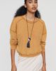 Pilcro 100% Cotton Seamed Sweatshirt - 1