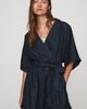 Pilcro 100% Cotton Wrap-Tie Denim Romper - 1