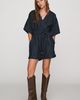 Pilcro 100% Cotton Wrap-Tie Denim Romper - 2