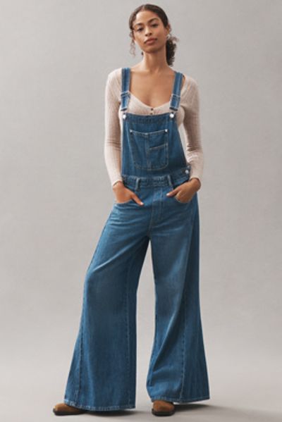 Pilcro Adi Denim Flare Overalls