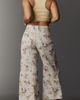 Pilcro Adi Floral Mid-Rise Wide-Leg Jeans - 8