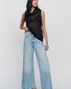 Pilcro Adi High Rise Wide Leg Studded Jeans - 1