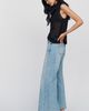 Pilcro Adi High Rise Wide Leg Studded Jeans - 3