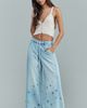 Pilcro Adi Mid-Rise Flare Ditsy Jeans by Pilcro - 1