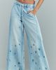 Pilcro Adi Mid-Rise Flare Ditsy Jeans by Pilcro - 2