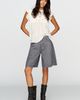 Pilcro Adi Studded Mid-Rise Relaxed Bermuda Shorts - 3