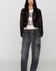 Pilcro Aleutian Peg High Rise Taper Utility Jeans - 1