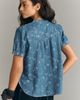 Pilcro Aly Denim Puff-Sleeve Heart Blouse by Pilcro - 3