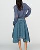 Pilcro Asymmetric Raw-Edge Tie-Waist Skirt - 5