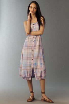 midsummer midi dress Melodie Sleeveless Cotton Midi Dress – Rungolee Store