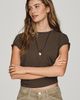 Pilcro Bennie 100% Cotton Slim Crew Neck Tee - 1