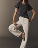 Pilcro Bennie Cotton Ruched Crew Neck Tee - 3