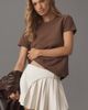 Pilcro Bennie Cotton Slim Crew Neck Tee - 2