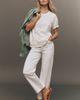 Pilcro Bennie Cotton Slim Puff Sleeve Tee - 1