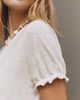 Pilcro Bennie Cotton Slim Puff Sleeve Tee - 2