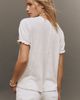 Pilcro Bennie Cotton Slim Puff Sleeve Tee - 3
