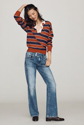 Pilcro Billy Low-Rise Bootcut Jeans