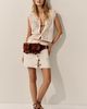 Pilcro Button-Front Mini Skirt - 1