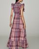 Pilcro Button-Front Ruffle Maxi Dress - 3