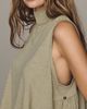Pilcro Button Back Shell Tank Top - 4