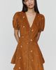 Pilcro Calder Puff-Sleeve Corduroy Mini Dress - 1