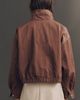 Pilcro Cohen Nylon Funnel-Neck Bomber Jacket - 4