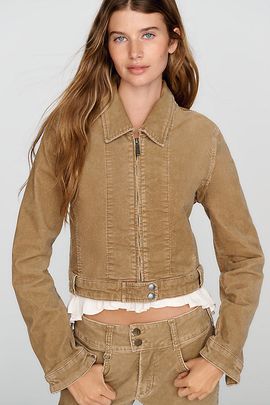 Pilcro Corduroy Moto Jacket