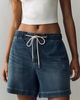 Pilcro Cotton Blend Drawstring Shorts - 2