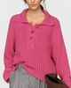 Pilcro Cotton Blend Waffle Knit Henley Sweater - 1
