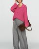 Pilcro Cotton Blend Waffle Knit Henley Sweater - 4