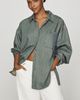Pilcro Cotton Denim Buttondown Shirt - 6