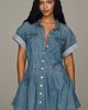 Pilcro Cotton Denim Mini Shirtdress - 5