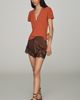 Pilcro Cotton Henley Tee - 4