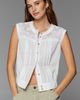 Pilcro Cotton Lace Muscle Top - 1